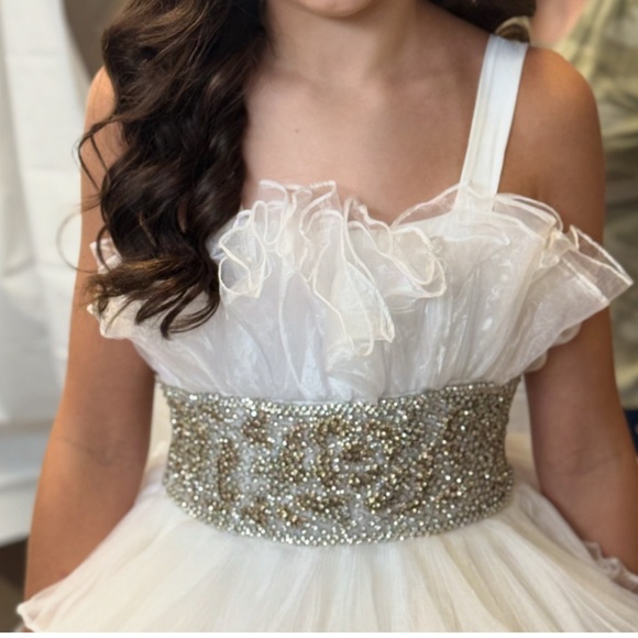 Sherri Hill Other - Sherri Hill White Dress with rhinestones.